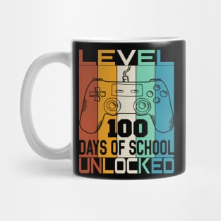 Level 100 completed 100 days of school unlocked Mug